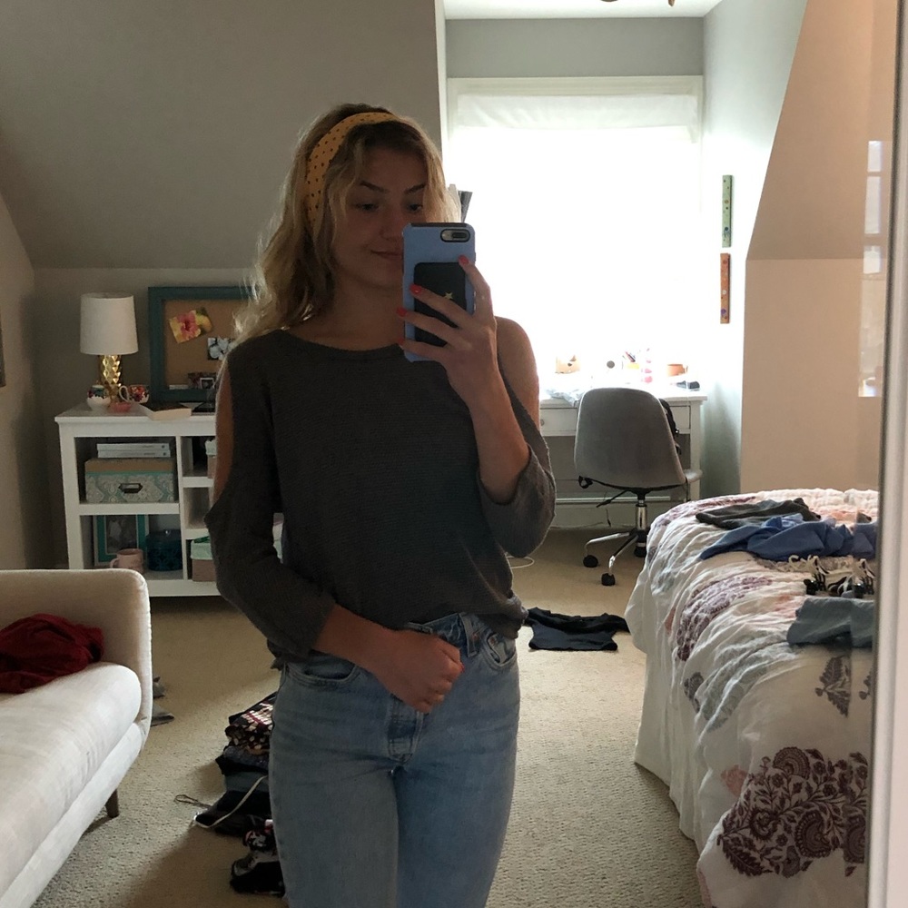 Cold Shoulder Cozy Sweater